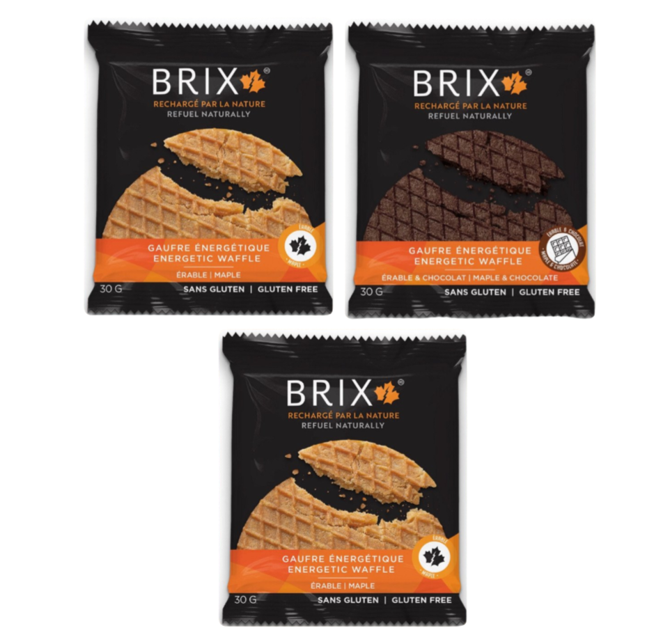 Brix - Gaufre énergétique - Boîte varié (12 unités)
