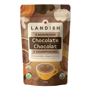Landish - mélange chocolat chaud - 5 champignons