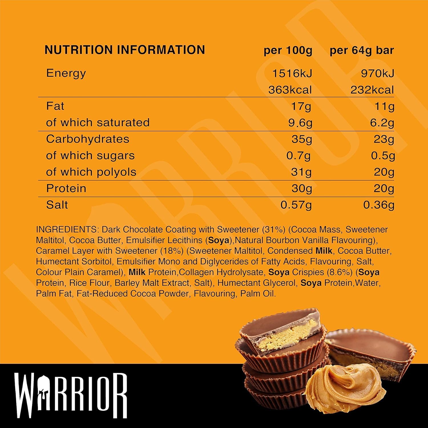 Warrior Crunch - Barre Protéinée