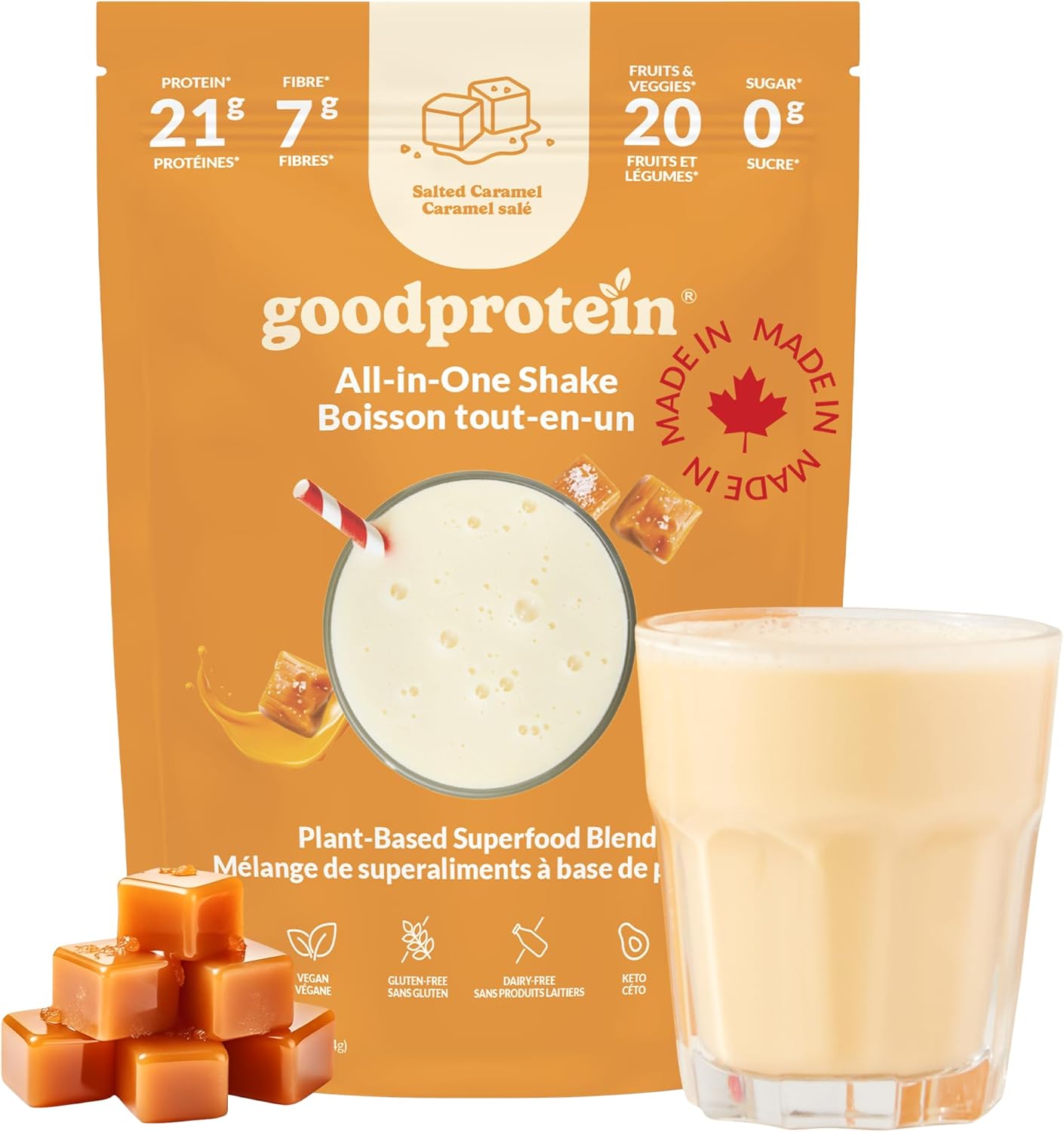 Good Protein - Caramel salé - 440g (10 portions)