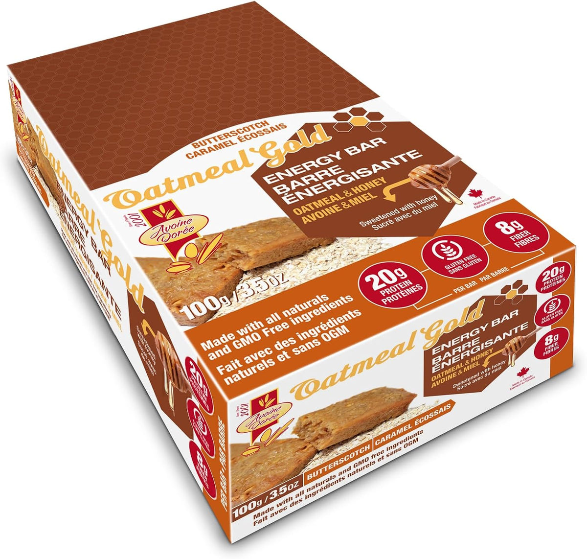 Oatmeal Gold - Barre protéinée (1 unité)