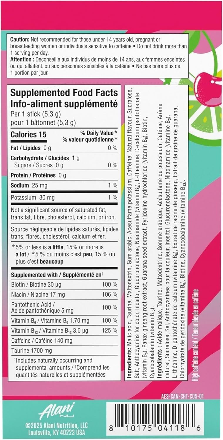 Alani Nu - Energy Drink Mix - Cherry