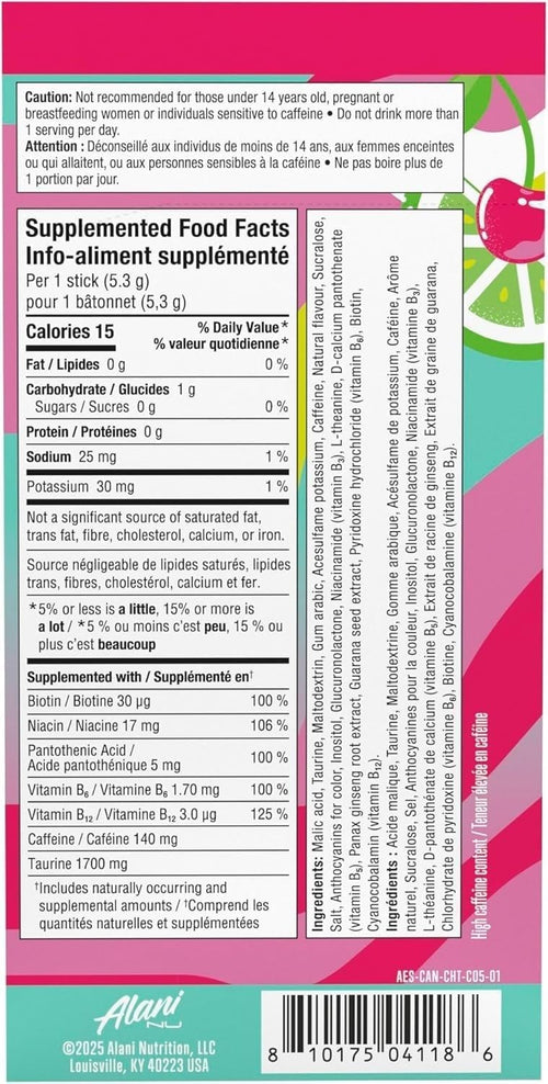 Alani Nu - Energy Drink Mix - Cherry