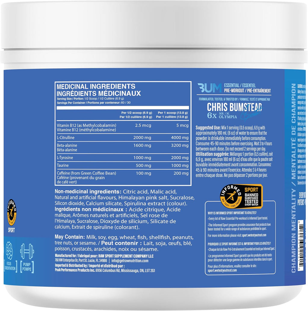 CBUM - Pre Workout - Essential
