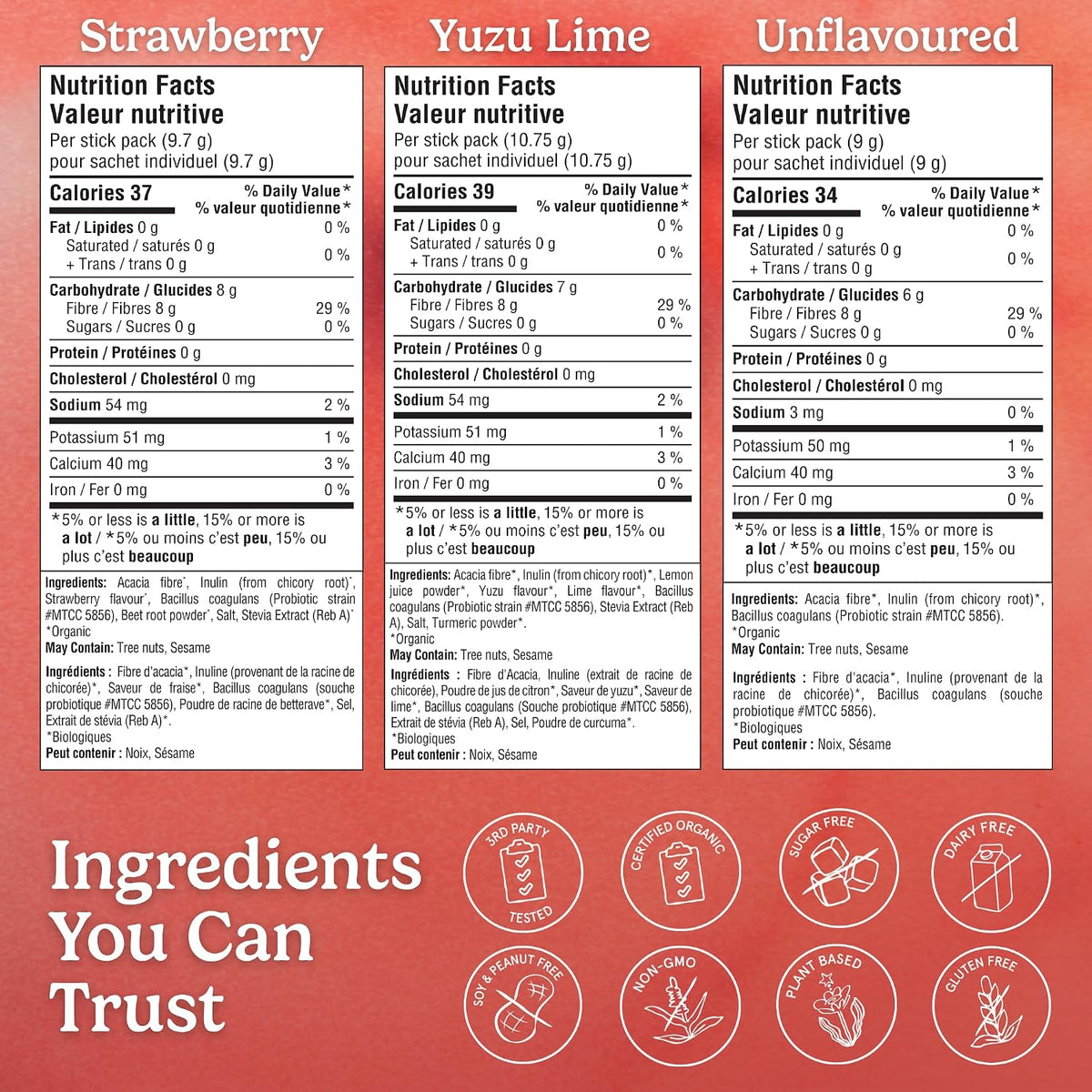 Organic traditions - Fibres probiotiques