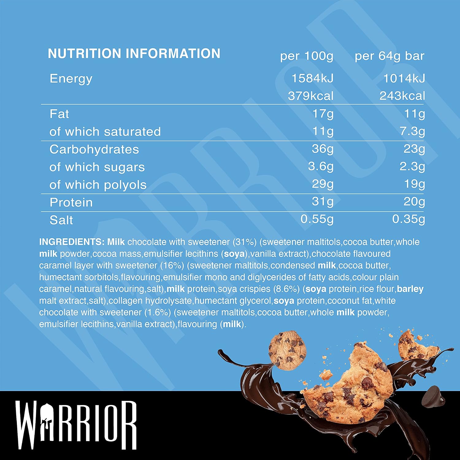 Warrior Crunch - Barre Protéinée