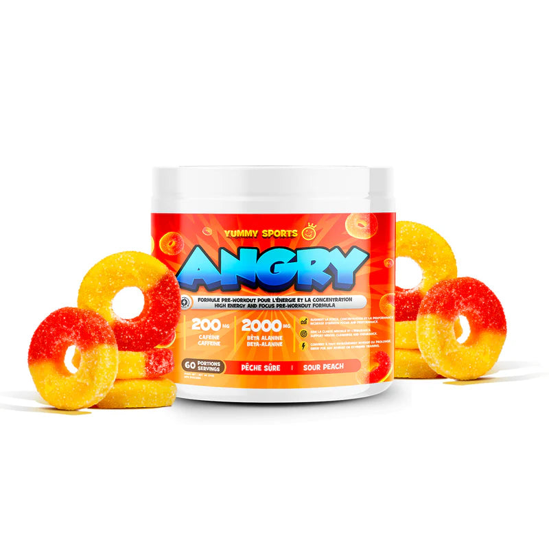 Yummy Sports - Angry Pre workout - 60 portions