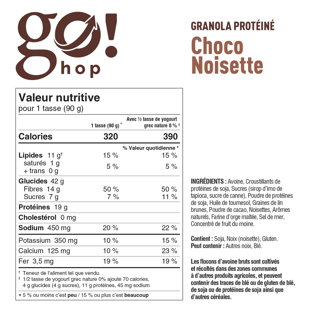 Go hop - Granola protéiné