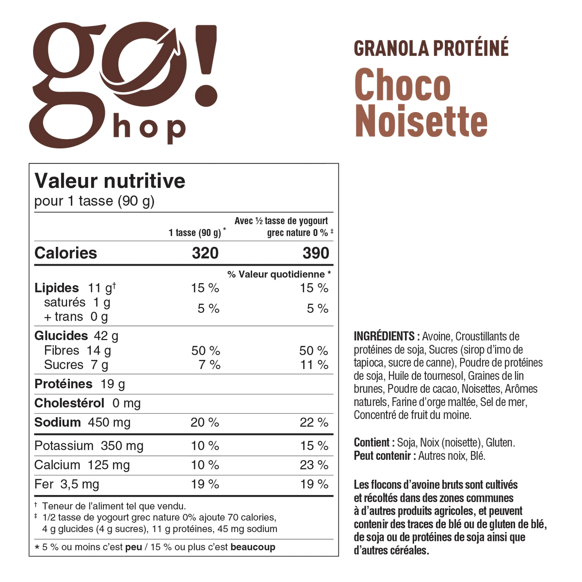 Go hop - Granola protéiné