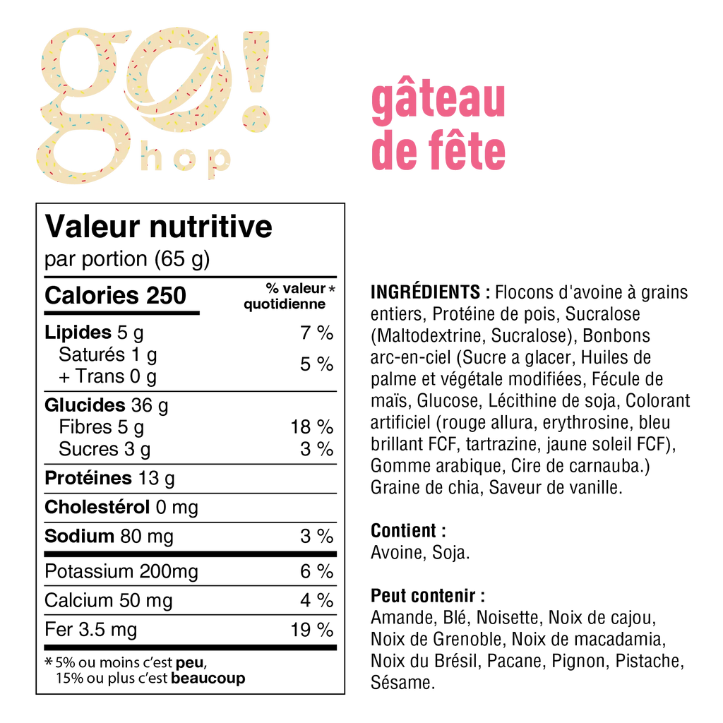 Go Hop - Gruau protéiné