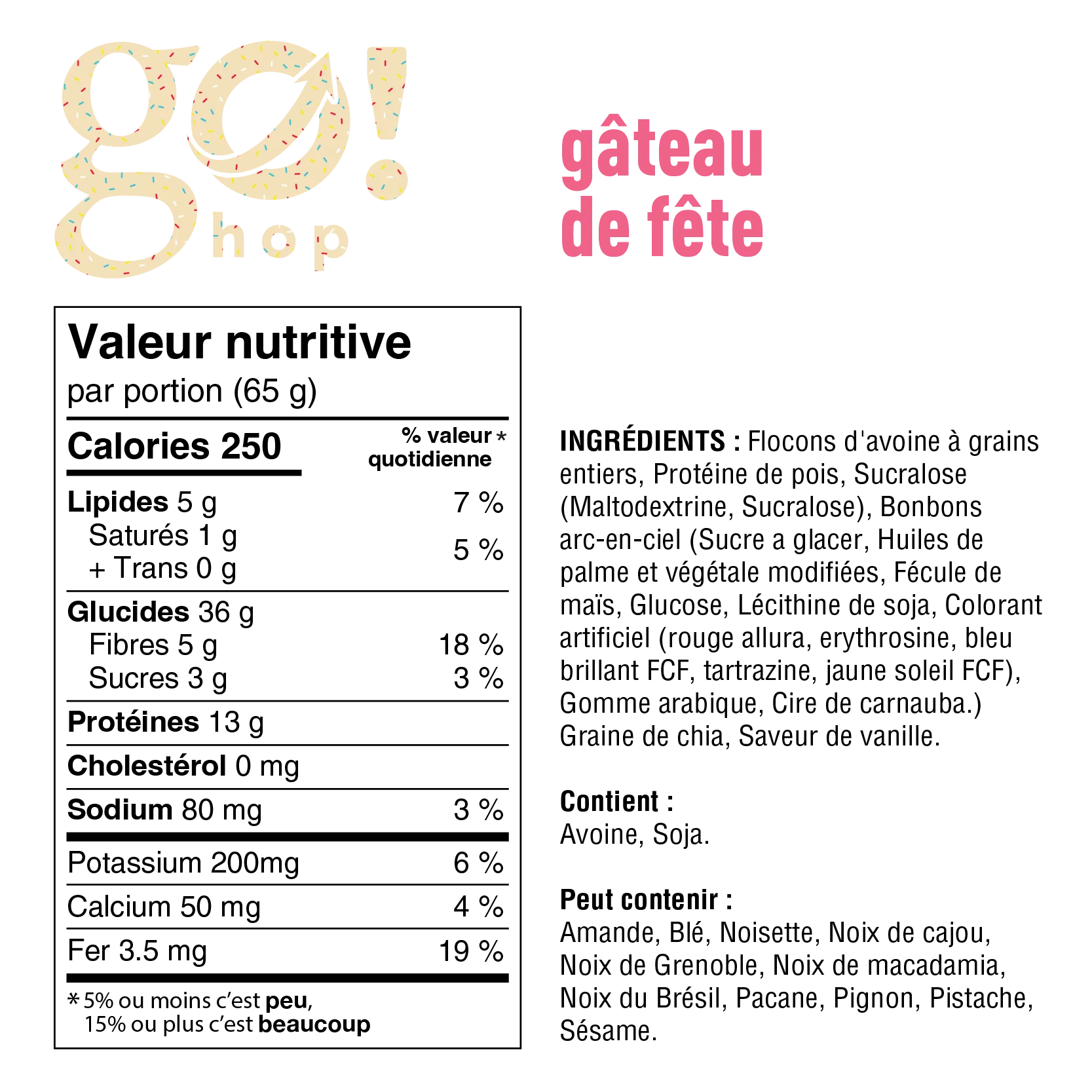 Go Hop - Gruau protéiné
