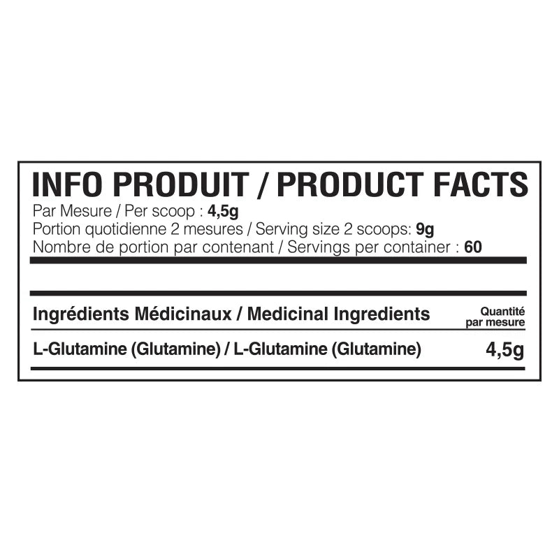 Yummy Sports - Glutamine - 60 portions