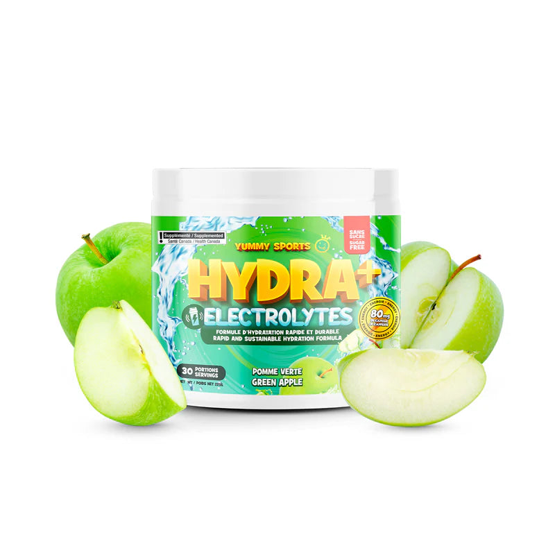 Yummy Sports - Hydra+ Electrolytes (avec caféine) - 30 portions