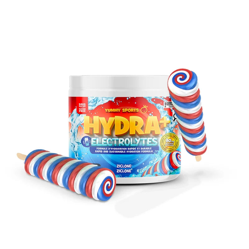 Yummy Sports - Hydra+ Electrolytes (avec caféine) - 30 portions