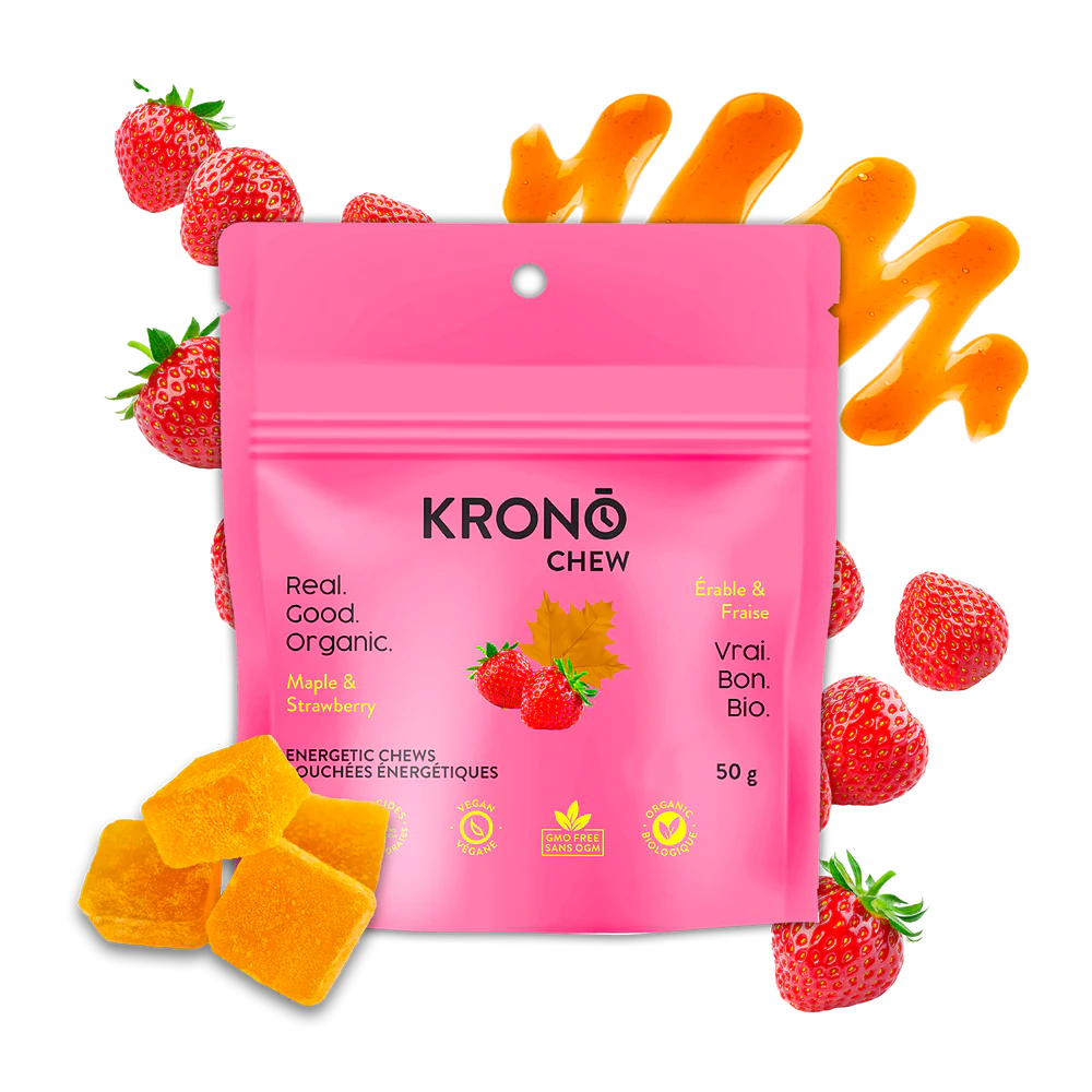 Krono - Bouchées énergétiques - Érable et Fraise