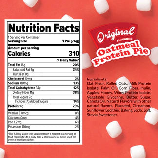 Redefine - Oatmeal Protein Pie (1 unité)