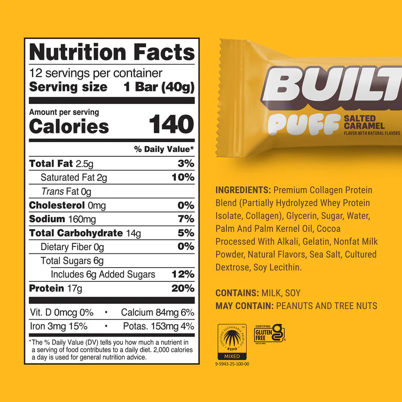 Built Puff - Caramel salé