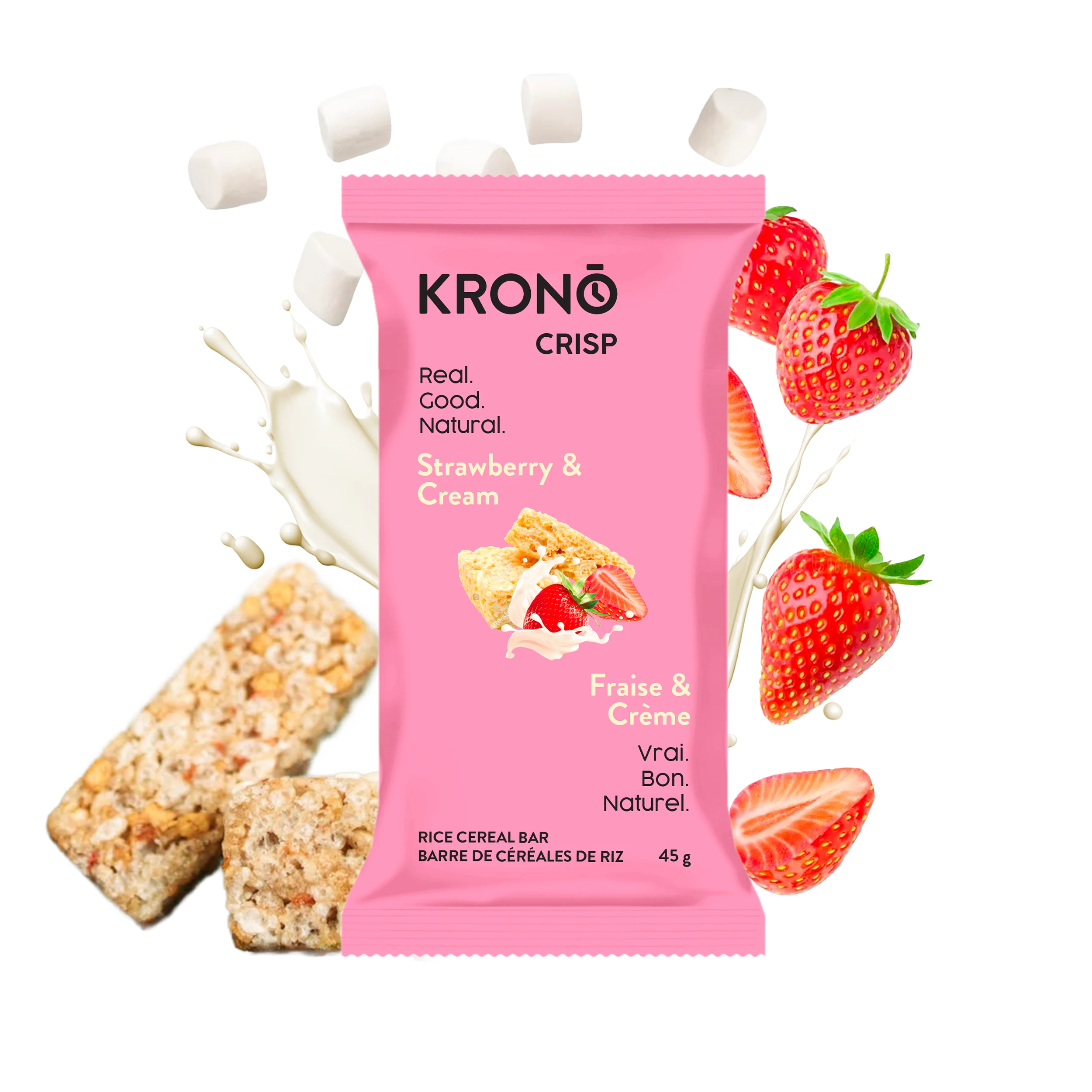 Krono - Crisp énergétique - Fraise & crème