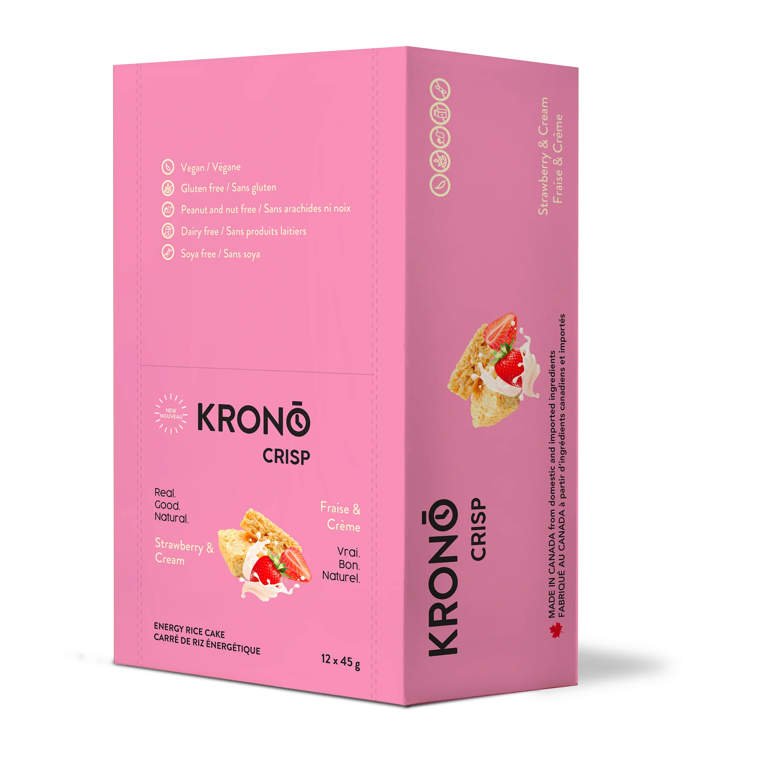 Krono - Crisp énergétique - Fraise & crème
