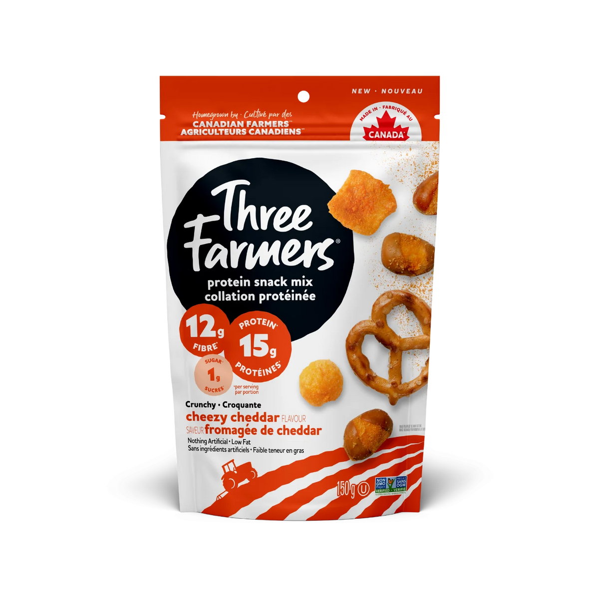 Three Farmers - Collation protéinée - Cheddar