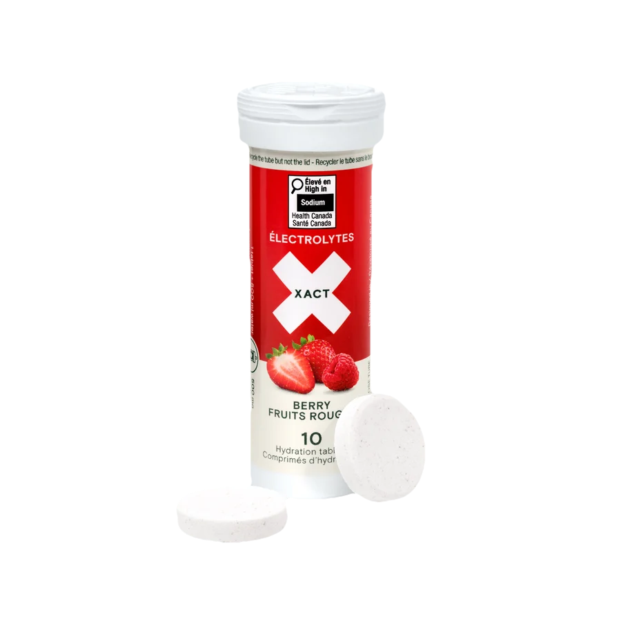 Xact Nutrition - Comprimés d'hydratation sportive /électrolyte