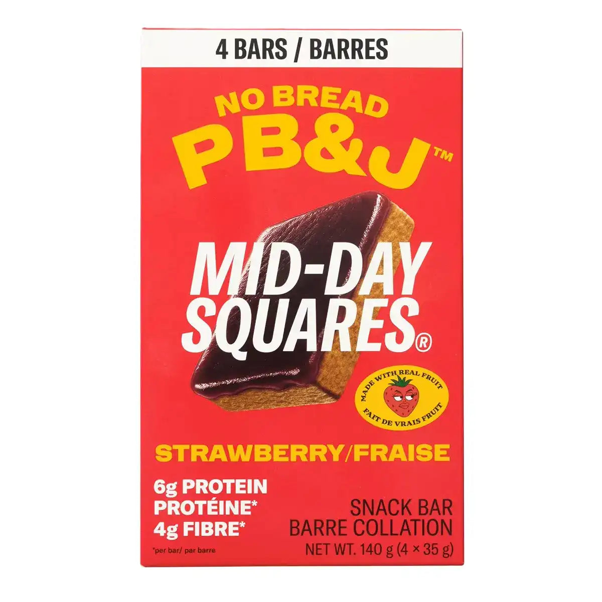 Mid day square - PB & J aux fraises (Boîte de 4)