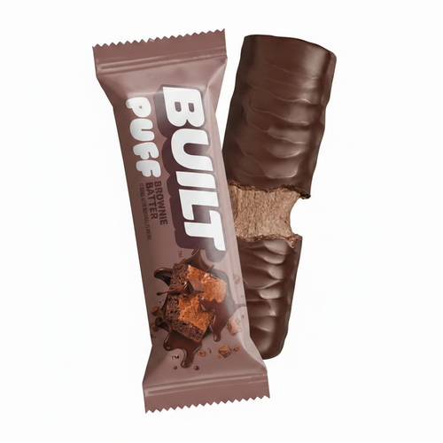 Built Puff Brownie Batter bar - fond blanc