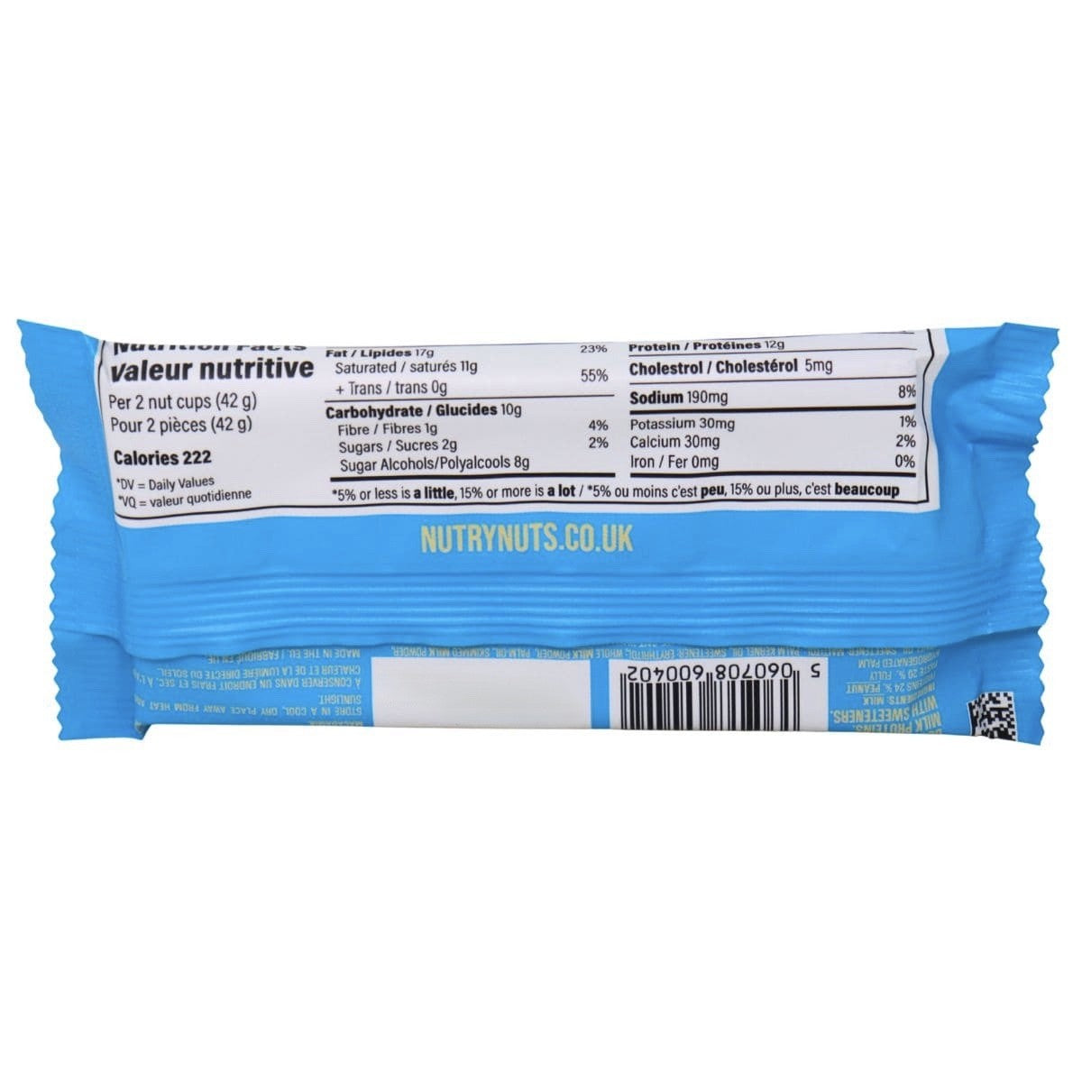 Nutry Nuts - Beurre d'arrachide et chocolat blanc (1 unité)