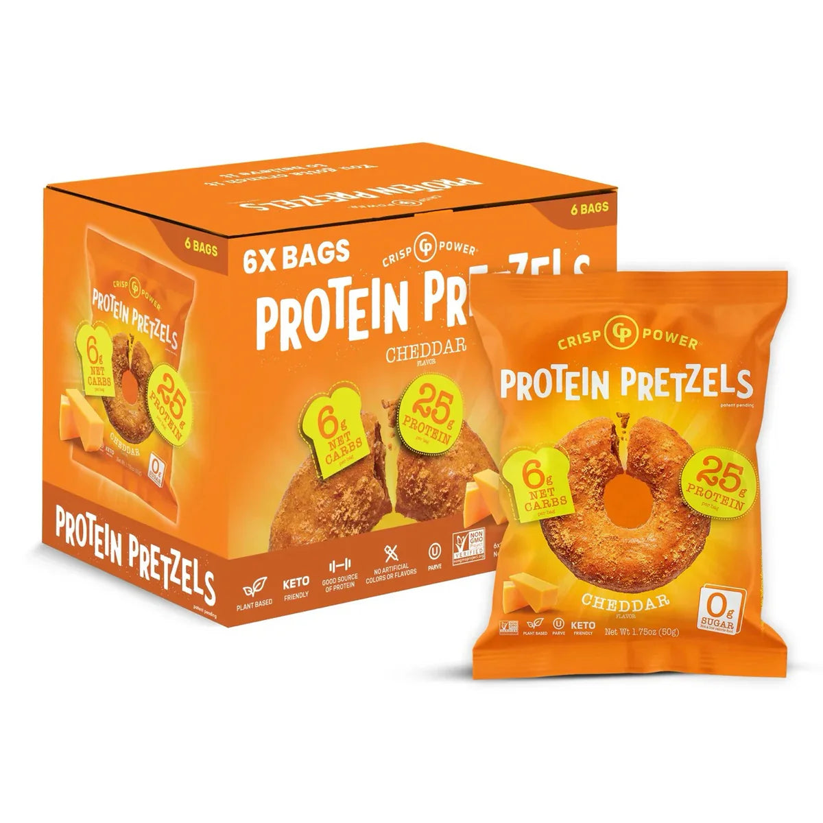 Protein Pretzel - Cheddar (1 unité)