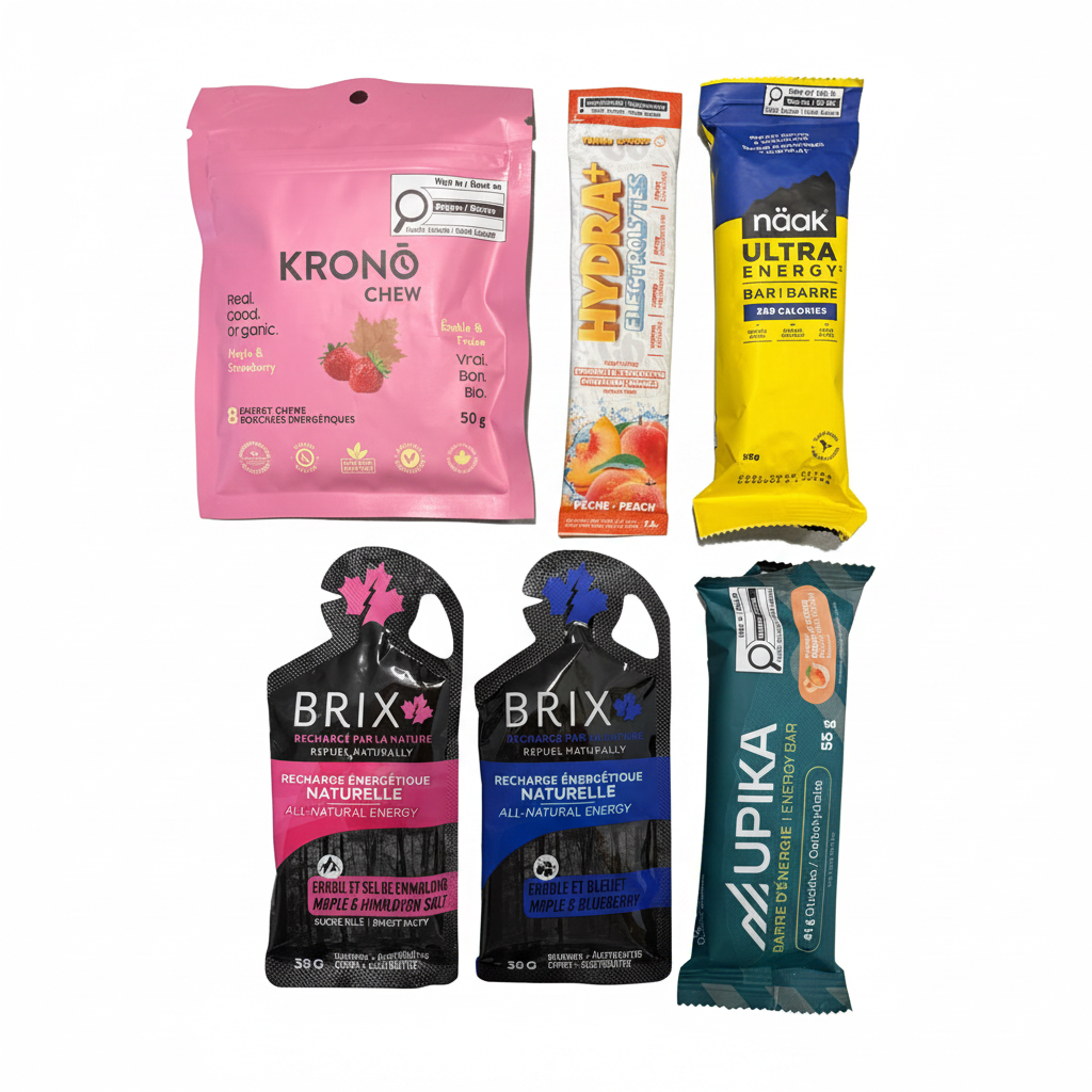Fond blanc produits