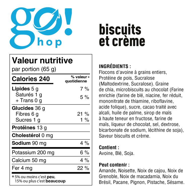 Go Hop - Gruau protéiné