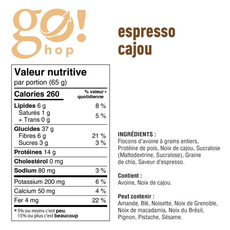 Go Hop - Gruau protéiné