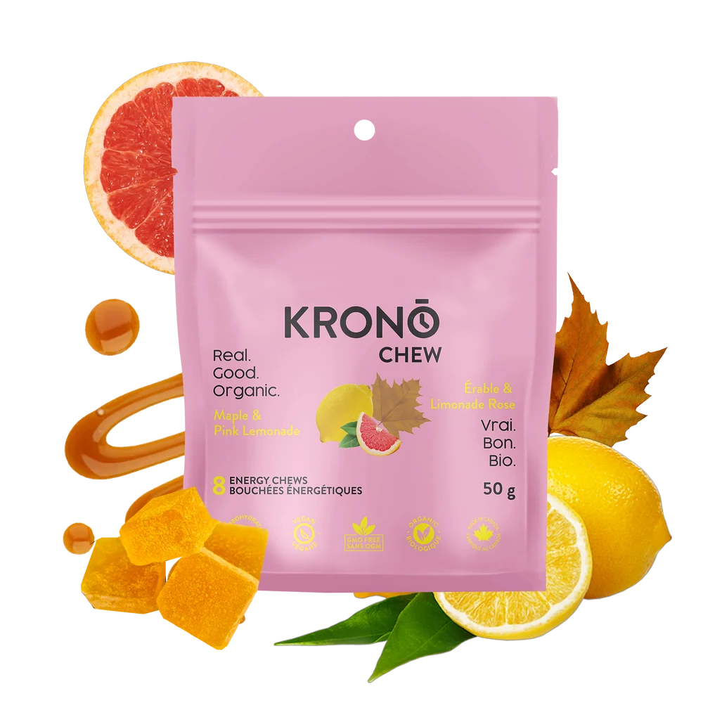 Krono - Bouchées énergétiques - Érable et Limonade rose