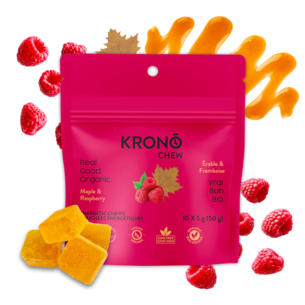 Krono - Bouchées énergétiques à la framboise et à l'érable