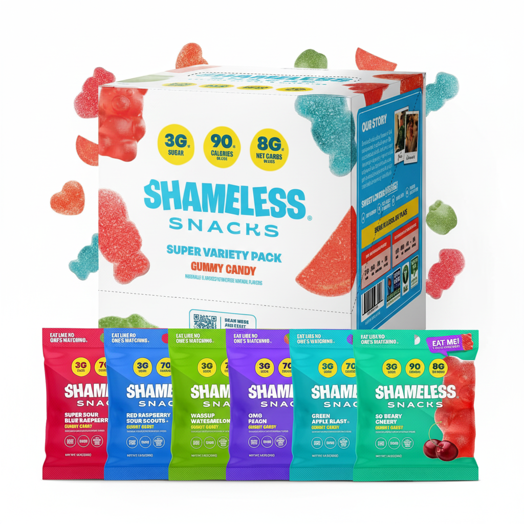 Shameless Snacks Variety Pack - Version réduite