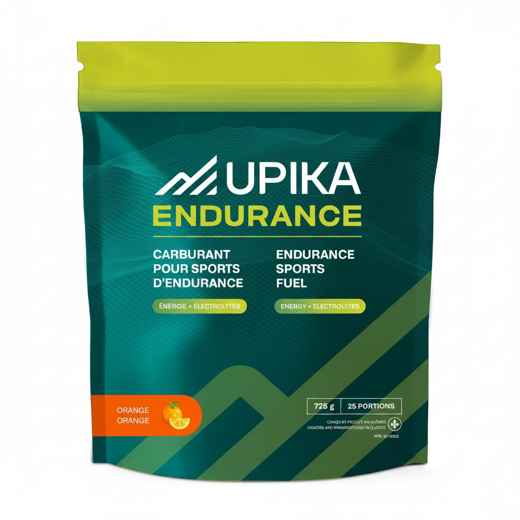 Upika Endurance Orange - fond blanc